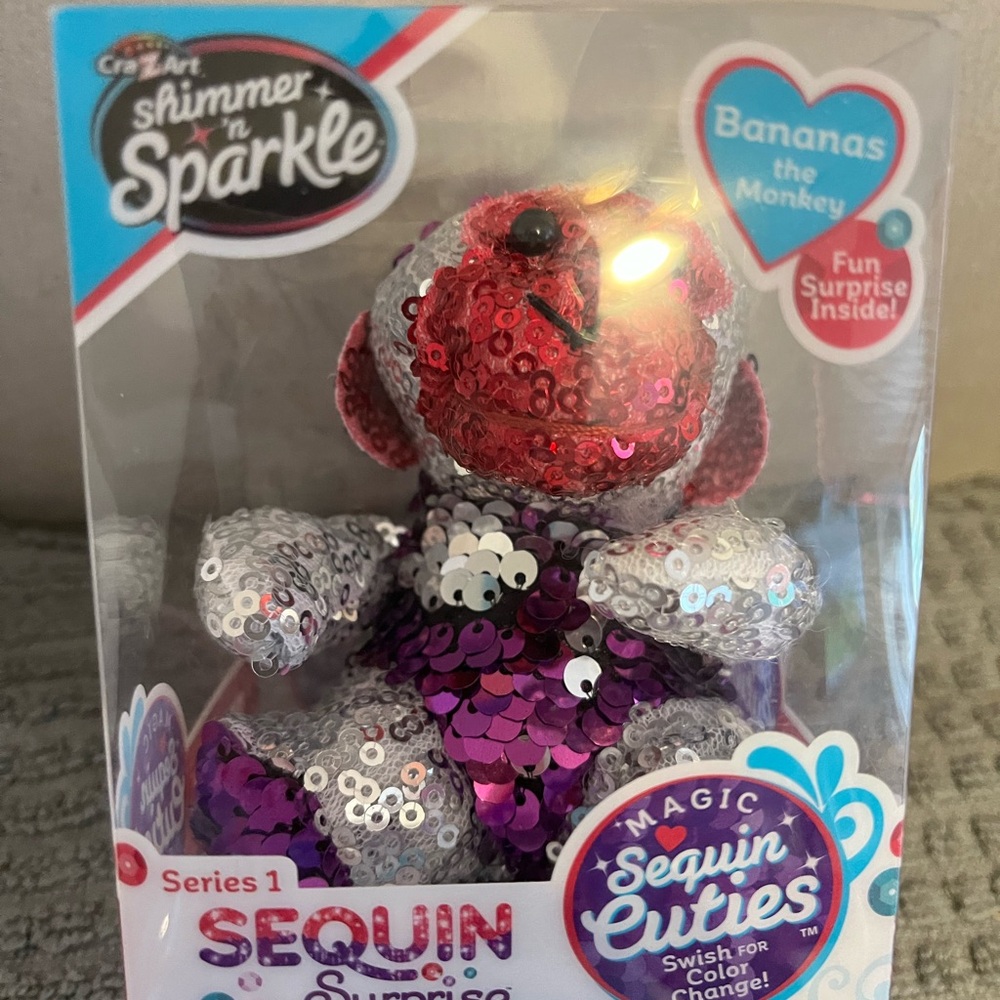 Shimmer and Sparkle Sequin Surprise Monkey